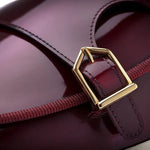 Superglamourous Tangerine 7 Brushed Skate Sneakers Burgundy