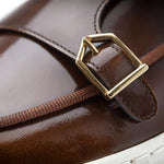 Superglamourous Tangerine 7 Brushed Skate Sneakers Cognac