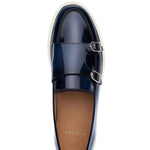 Superglamourous Tangerine 7 Brushed Skate Sneakers Navy