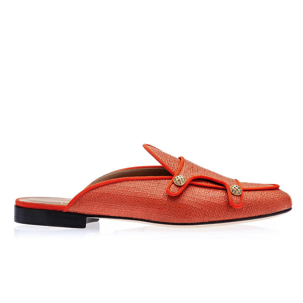 Superglamourous Tangerine 7 Georgia Mules Orange