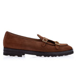 Superglamourous Tangerine 7-T Softy Belgian Loafers Cigar