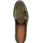 Superglamourous Tangerine 7-T Softy Belgian Loafers Sage