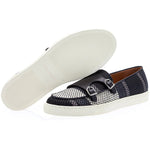 Superglamourous Tangerine 7 Tetris Skate Sneakers Black