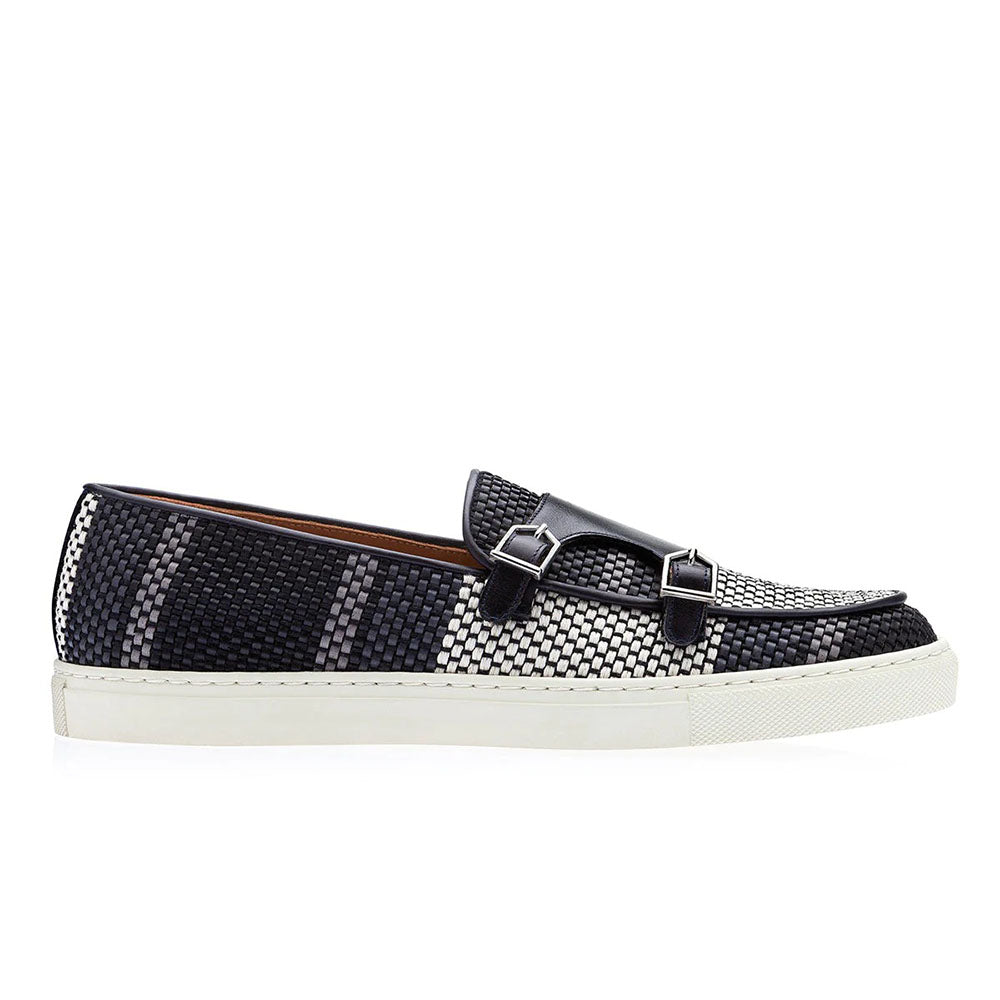 Superglamourous Tangerine 7 Tetris Skate Sneakers Black