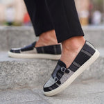 Superglamourous Tangerine 7 Tetris Skate Sneakers Black