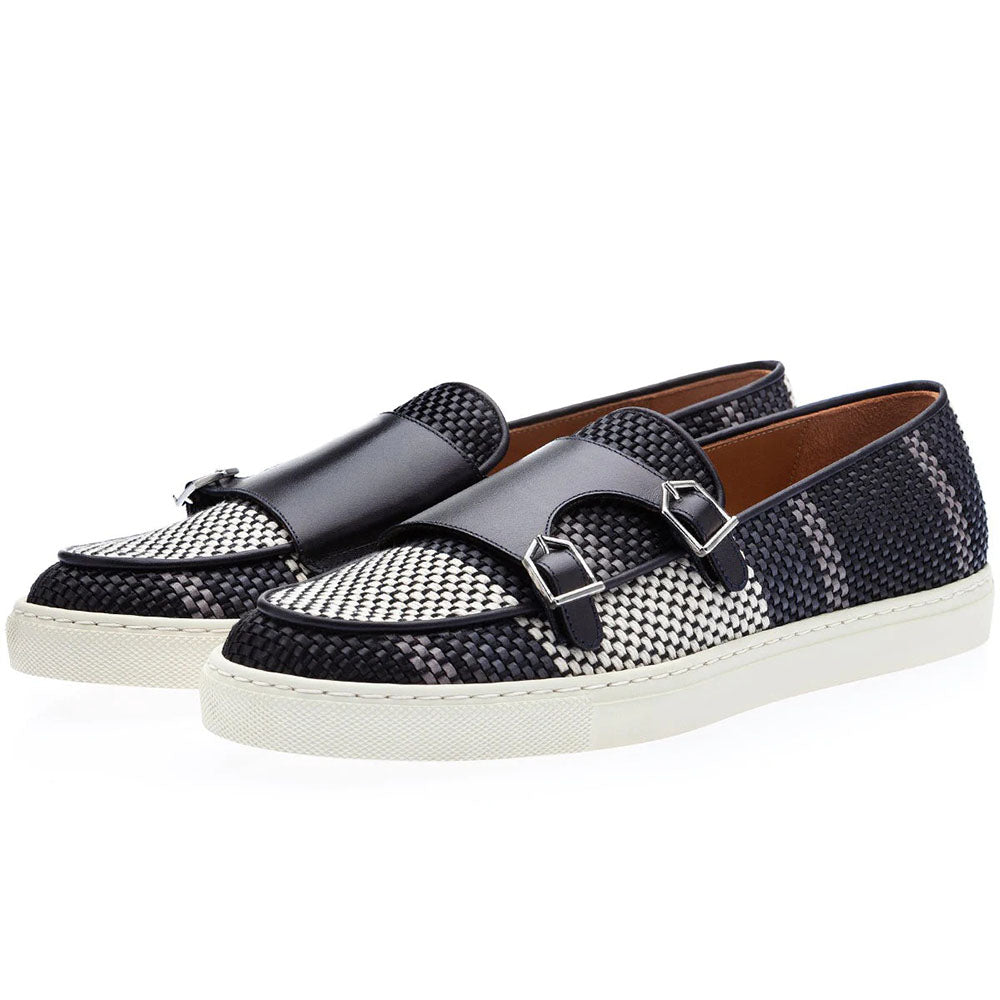 Superglamorous Tangerine 7 Tetris Skate Sneakers Black