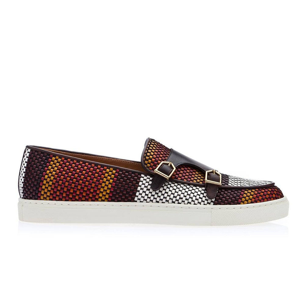 Superglamourous Tangerine 7 Tetris Skate Sneakers Brown