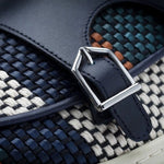 Superglamourous Tangerine 7 Tetris Skate Sneakers Navy