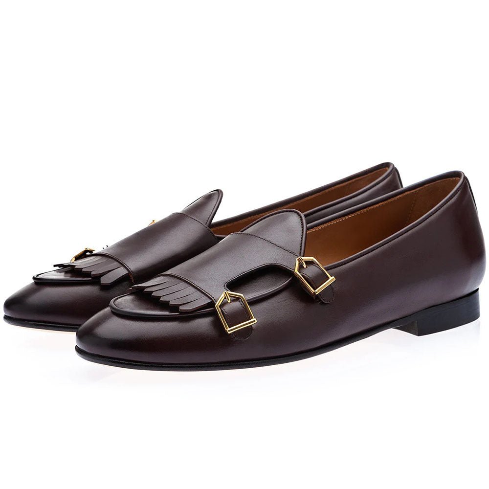 Superglamorous Tangerine 7.1 Nappa Belgian Loafers Cocoa