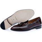 Superglamourous Tangerine 8 Brushed Belgian Loafers Cocoa