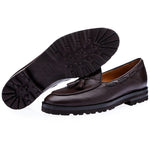 Superglamourous Tangerine 8-T Deer Belgian Loafers Cocoa