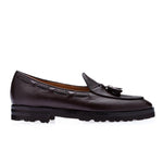 Superglamourous Tangerine 8-T Deer Belgian Loafers Cocoa