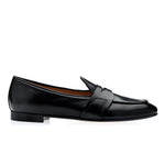 Superglamourous Tangerine 9 Toledo Belgian Loafers Black