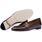 Superglamourous Tangerine 9 Toledo Belgian Loafers Cocoa