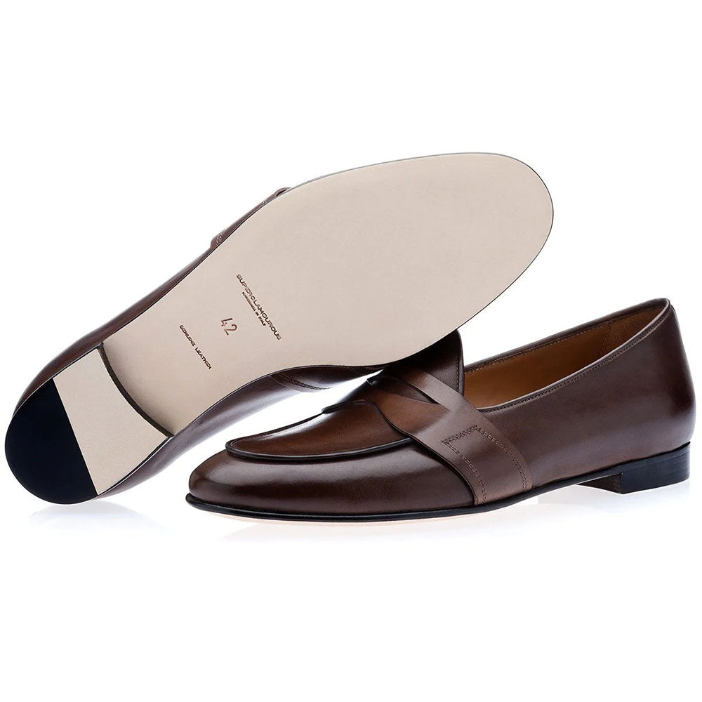 Superglamourous Tangerine 9 Toledo Belgian Loafers Cocoa