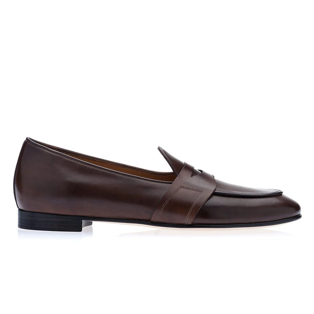 Superglamourous Tangerine 9 Toledo Belgian Loafers Cocoa