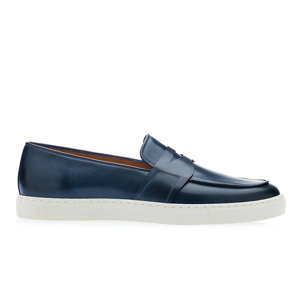 Superglamourous Tangerine 9 Toledo Skate Sneakers Navy