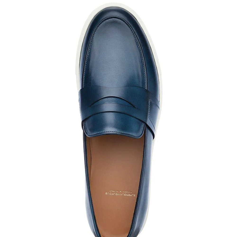 Superglamourous Tangerine 9 Toledo Skate Sneakers Navy