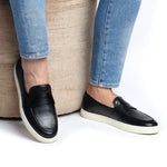 Superglamourous Tangerine 9 Toledo Skate Sneakers Navy