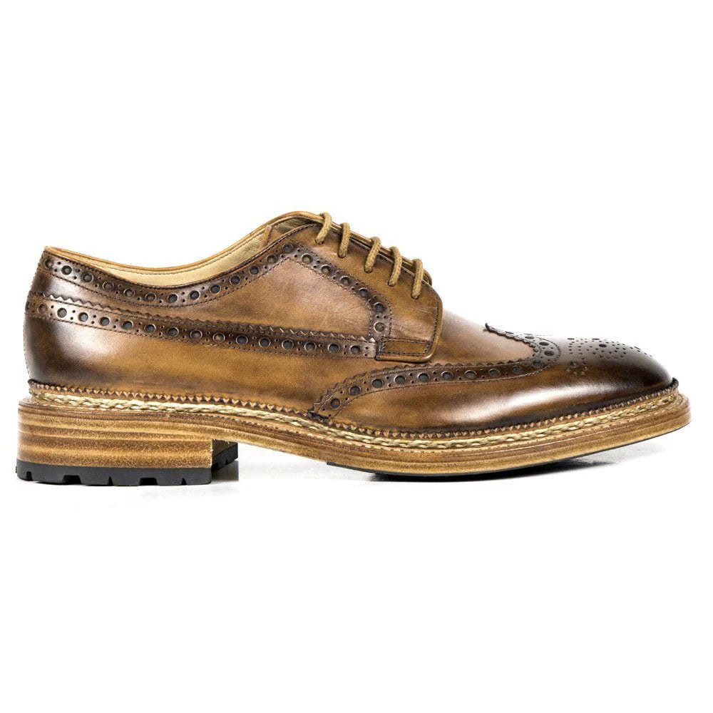Spernanzoni Supervisor Wingtip Derby Antique Ambra