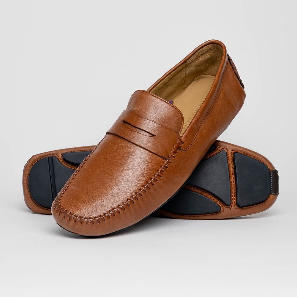Robert Zur Sven Driving Shoes Saddle Tan
