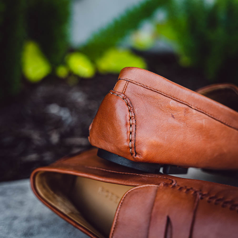 Robert Zur Sven Driving Shoes Saddle Tan