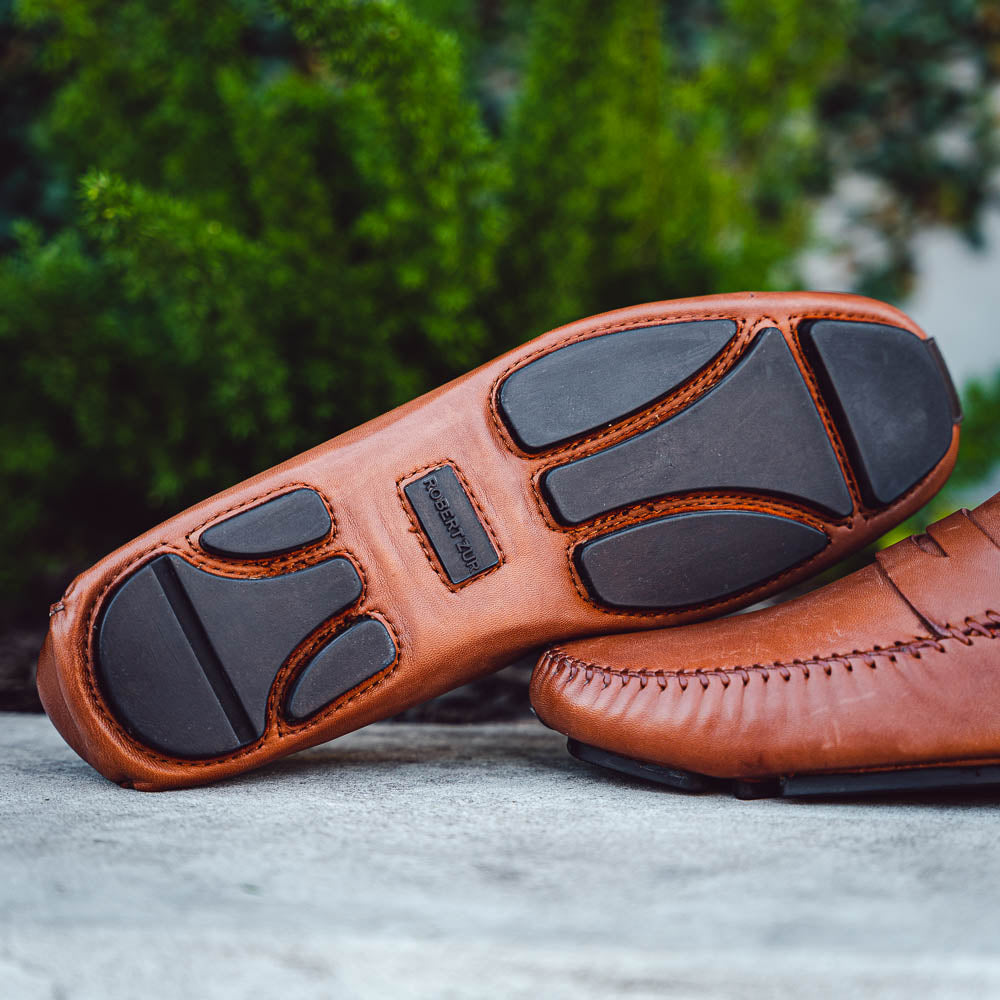 Robert Zur Sven Driving Shoes Saddle Tan