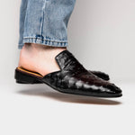 Mezlan Ostrich Mule Dark Burgundy (EXCLUSIVE) (SX4919-S)