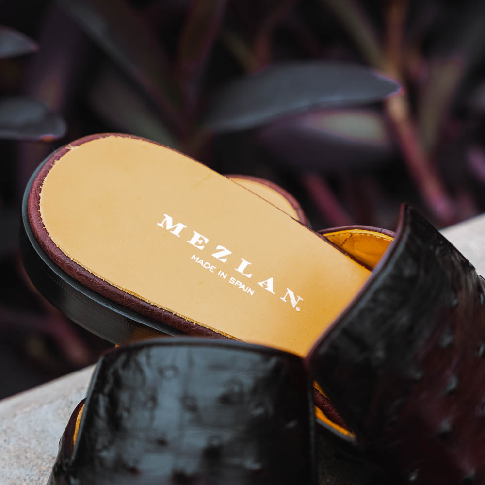 Mezlan Ostrich Mule Dark Burgundy (EXCLUSIVE) (SX4919-S)