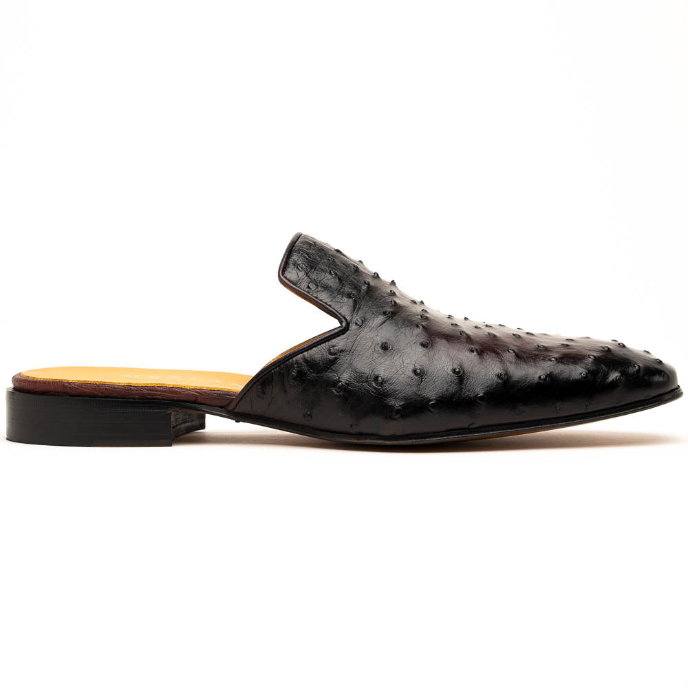 Mezlan SX4919-S Ostrich Mule Burgundy (EXCLUSIVE)