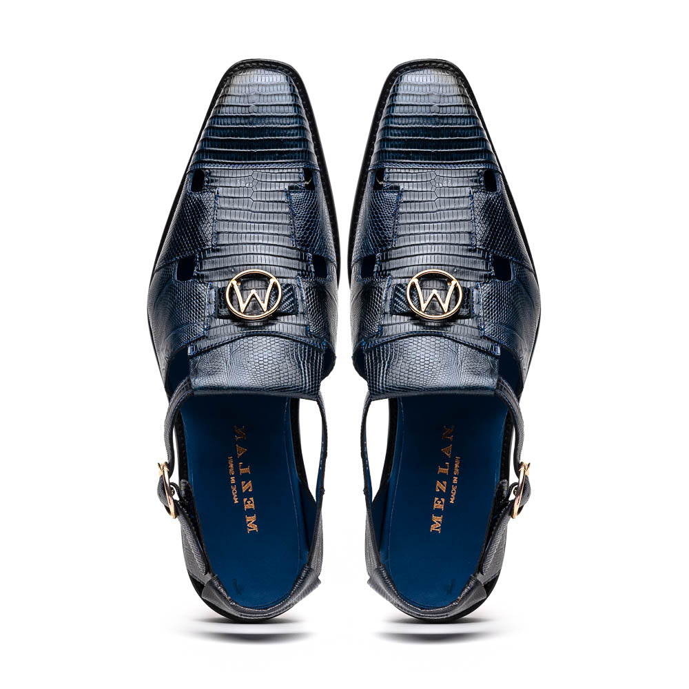 Mezlan Lizard Sandals Navy (EXCLUSIVE) (SX4920L)