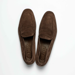 Zelli Tasca Suede Penny Loafers Cafe (16-100-CAF)