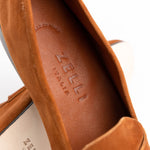 Zelli Tasca Suede Penny Loafers Cognac (16-100-CGN)