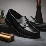 Handsewn Shoe Co. Tassel Kilt Loafer Black