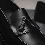 Handsewn Shoe Co. Tassel Kilt Loafer Black