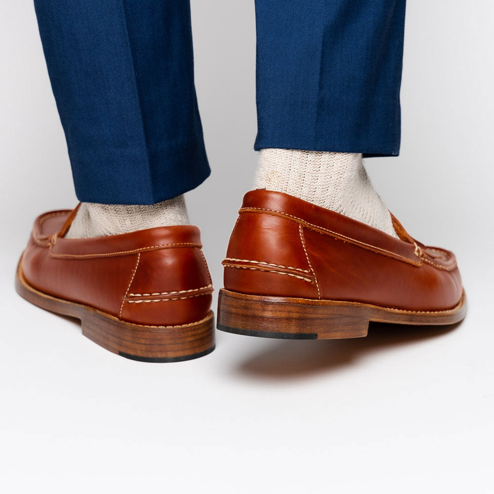 Handsewn Shoe Co. Tassel Kilt Loafer Brown