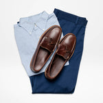 Handsewn Shoe Co. Tassel Kilt Loafer Dark Brown