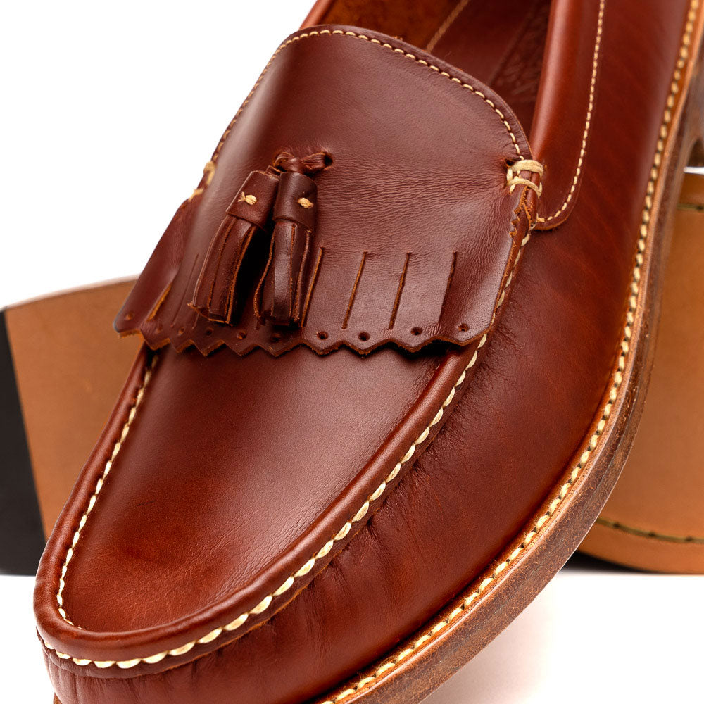 Handsewn Shoe Co. Tassel Kilt Loafer Brown