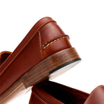 Handsewn Shoe Co. Tassel Kilt Loafer Brown