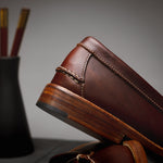Handsewn Shoe Co. Tassel Kilt Loafer Dark Brown