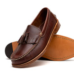 Handsewn Shoe Co. Tassel Kilt Loafer Dark Brown