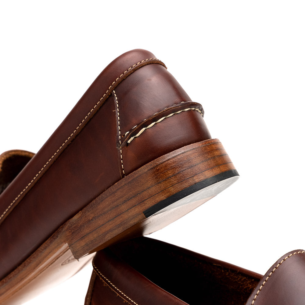 Handsewn Shoe Co. Tassel Kilt Loafer Dark Brown