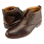 TB Phelps Bixby Sheepskin Chukka Boots Mahogany