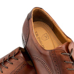 TB Phelps Bixby Sheepskin Wingtip Pecan
