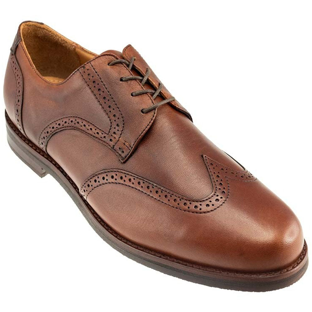 TB Phelps Bixby Sheepskin Wingtip Pecan