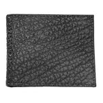 TB Phelps Bozeman Bison Leather Billfold Wallet Black Tumbled