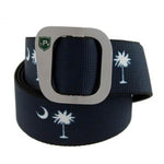 TB Phelps Brunswick Aluminum Slide Belt Tree Moon Navy