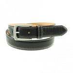 TB Phelps El Paso Croco Leather Belt Black