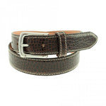 TB Phelps El Paso Croco Leather Belt Briar