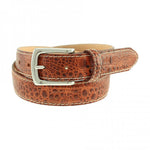 TB Phelps El Paso Croco Leather Belt Sport Rust
